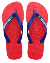 Load image into Gallery viewer, Havaianas Brasil Logo Ruby Red/Ruby Red