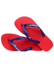 Load image into Gallery viewer, Havaianas Brasil Logo Ruby Red/Ruby Red