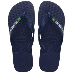 Havaianas Brasil Logo Navy Blue