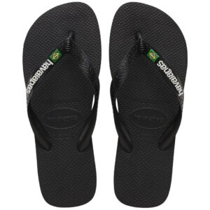 Havaianas Brasil Logo Black/Black