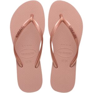 Havaianas Slim Logo Metallic Crocus Rose/Golden Blush