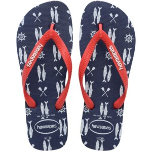 Havaianas Top Nautical Navy / Red Ruby