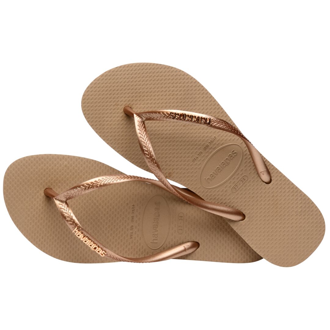 Havaianas Slim Logo Metallic Rose Gold - Image 5