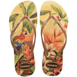Havaianas Slim Tropical Caja Yellow