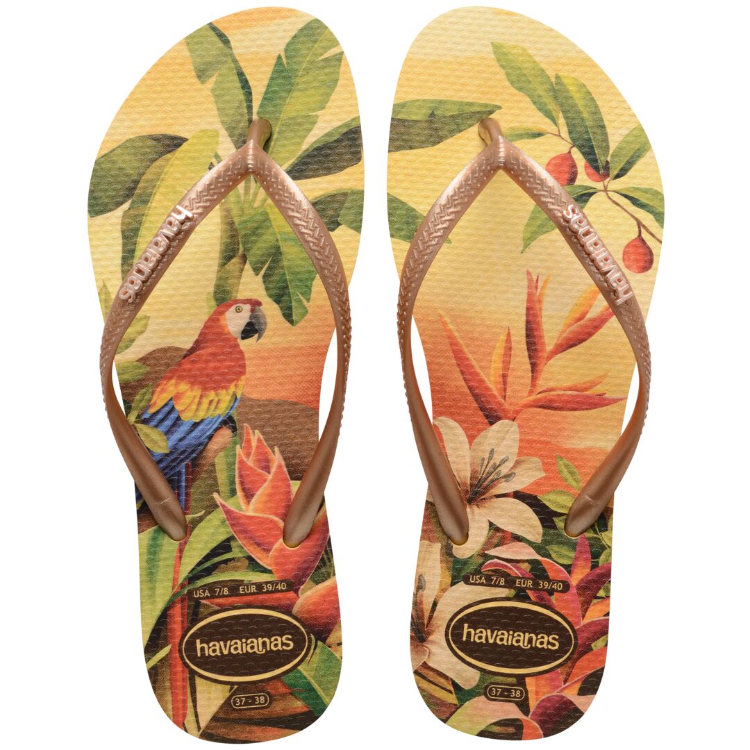 Havaianas Slim Tropical Caja Yellow