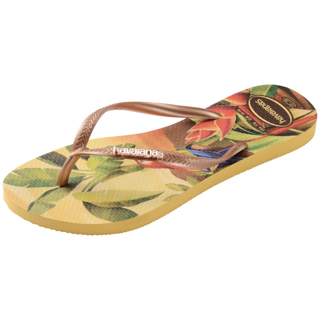 Havaianas Slim Tropical Caja Yellow - Image 3