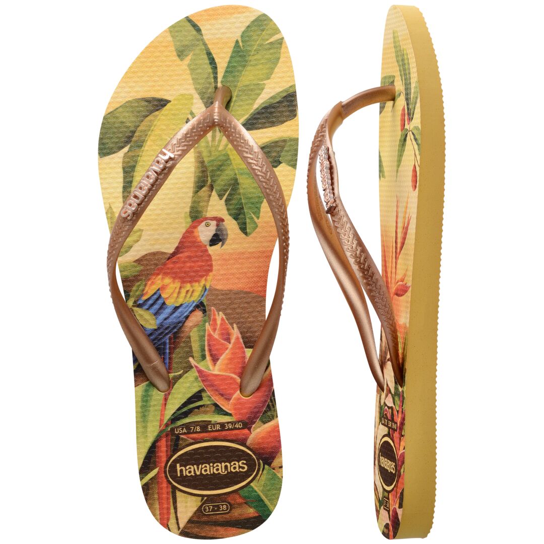 Havaianas Slim Tropical Caja Yellow - Image 2