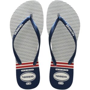 Havaianas Slim Nautical White/Navy/Red