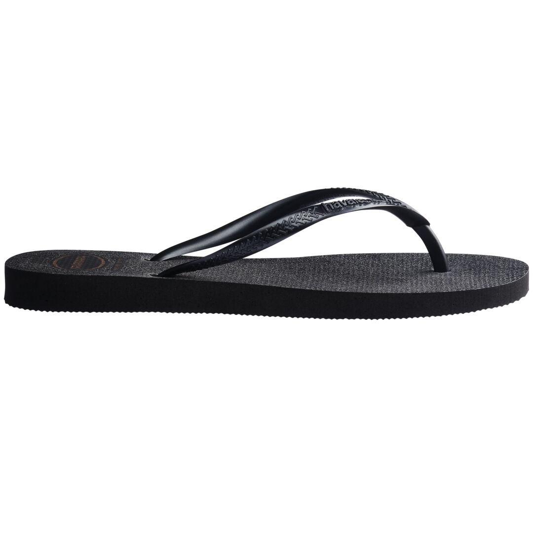 Havaianas Slim Gloss Black / Silver / Black - Image 5