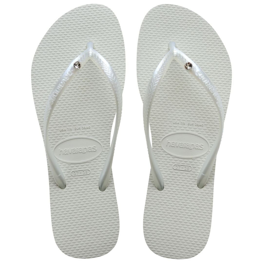 Havaianas Slim Crystal Sw II White