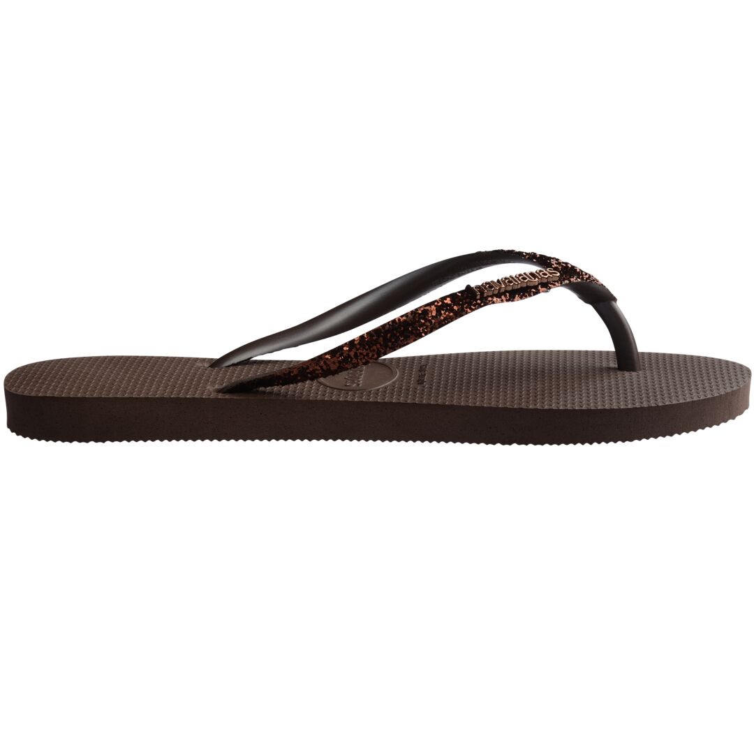 Havaianas Slim Glitter II Dark Brown - Image 5