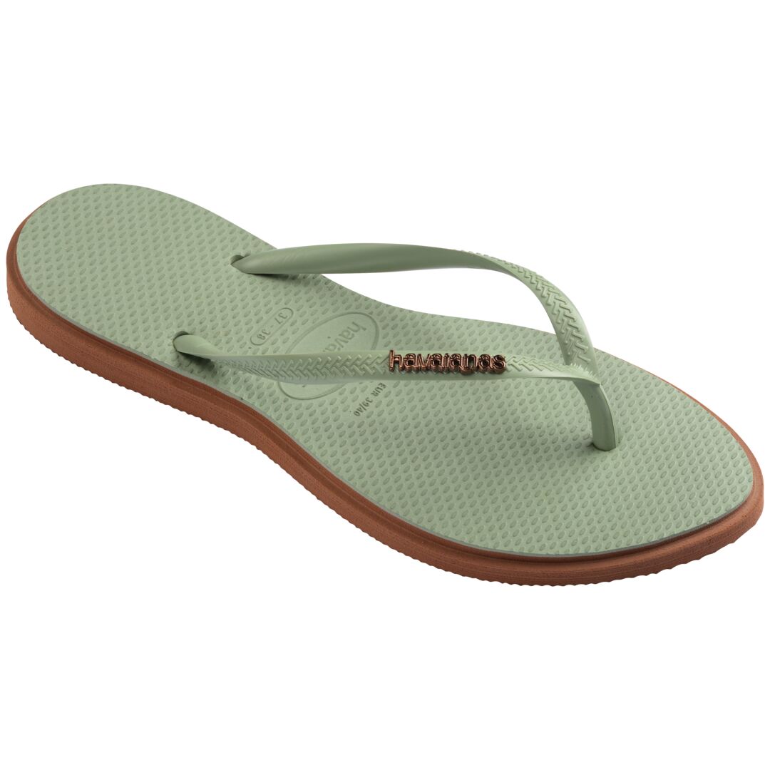 Havaianas Slim Point Wht/Navy/Ore